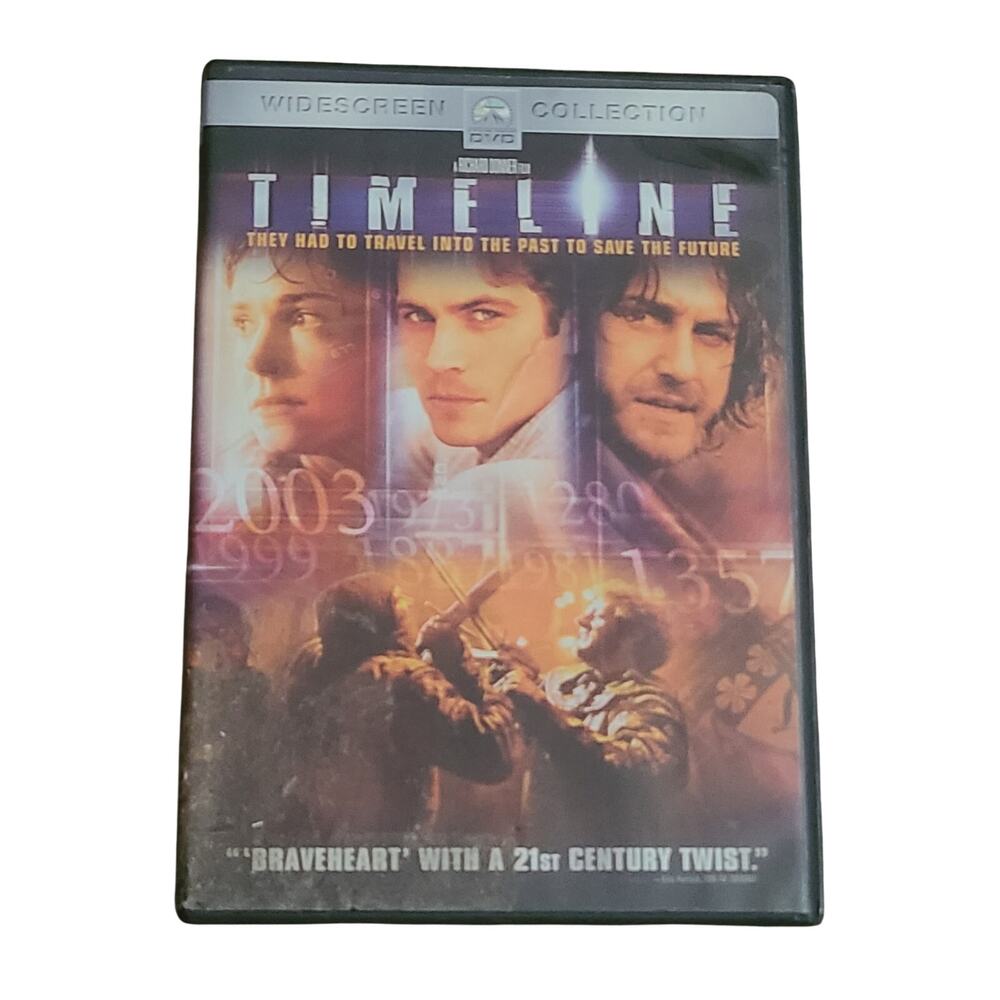 Timeline DVD 2004 Widescreen Collection Paul Walker tested and works